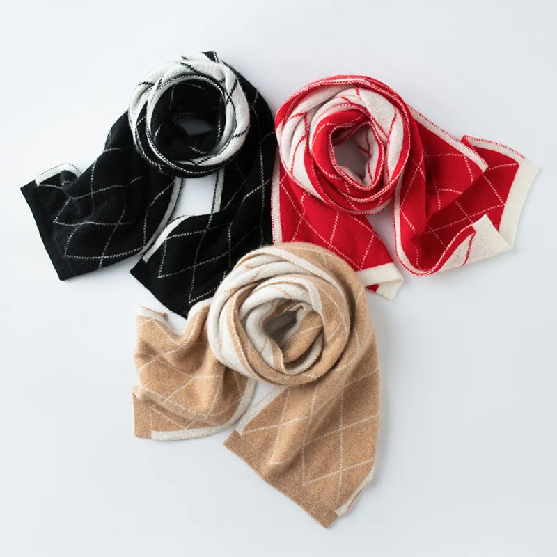 100% cashmere scarf for both men and women