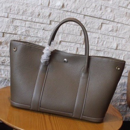 Leather Garden Party tote