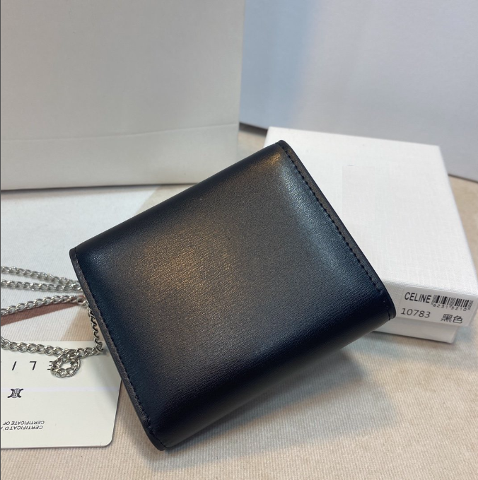 Calfskin Small Triomphe Wallet