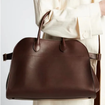 Autumn Leather tote bag