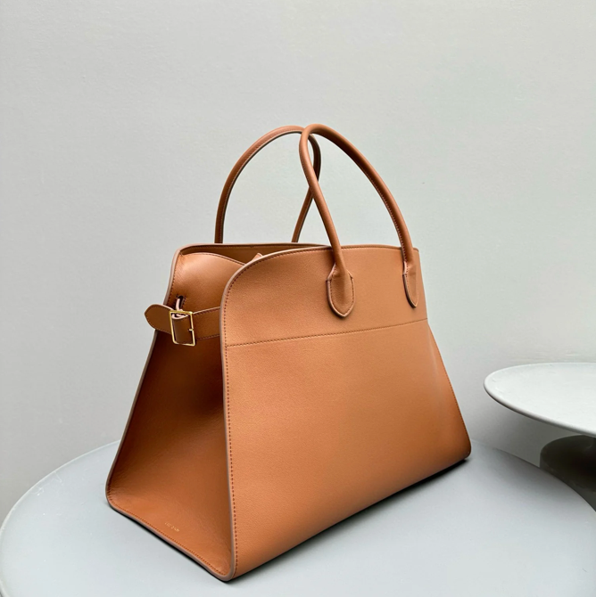 Autumn Leather tote bag