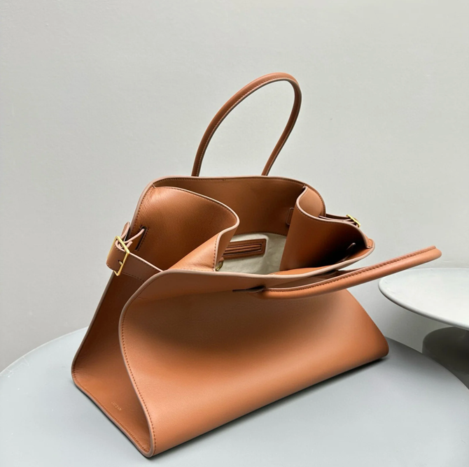 Autumn Leather tote bag