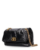 Metal chain shoulder bag