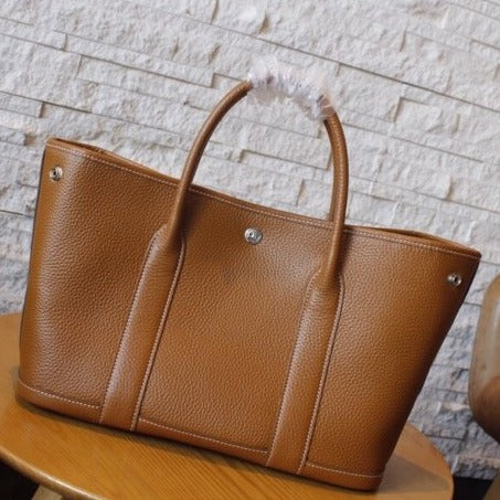 Leather Garden Party tote